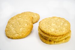Weißer-Cookie-Taler, 6 Stück
